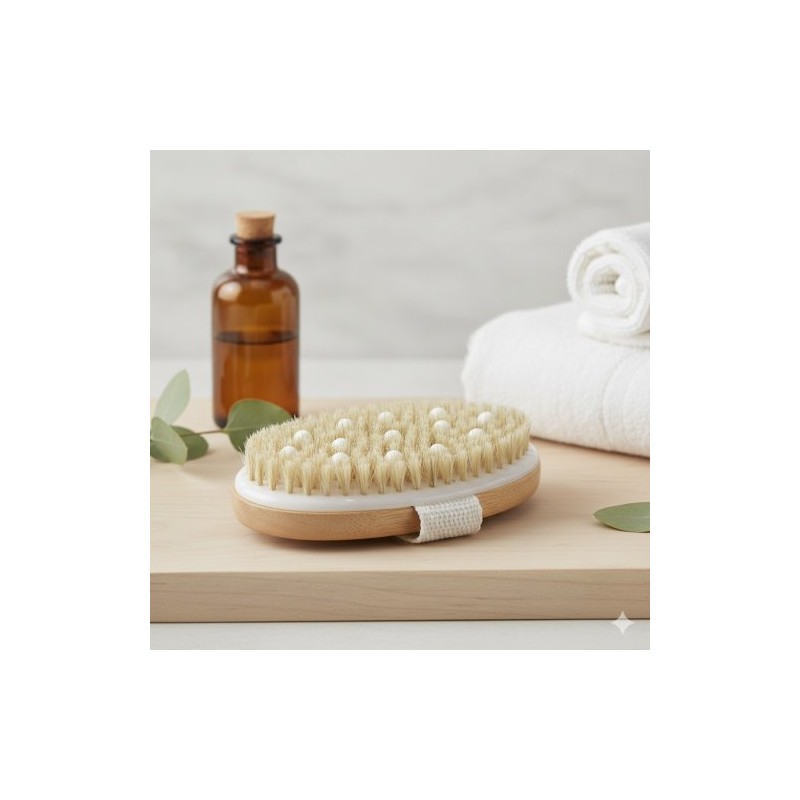 Dry Exfoliating Body Brush with Soft Massage...