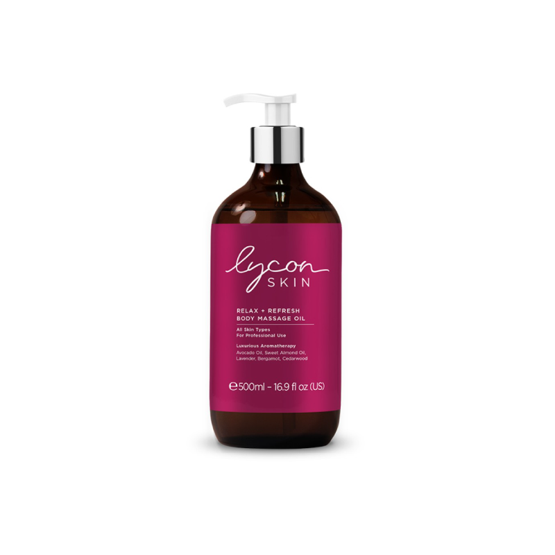 Lycon Skin Relax + Refresh Body Massage Oil, 500 ml