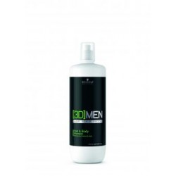 [3D]MEN Hair&Body - plaukų ir kūno šampūnas 1000ml