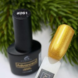 Elegance gelinis lakas 7,3 ml. 259 Gold Glitter