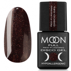 MOON FULL Red Flashing Disco gel FD10, 8ml