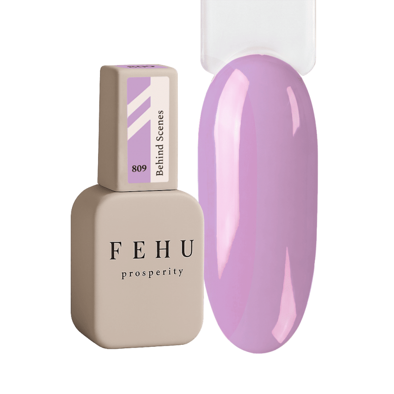 Gelinis nagų lakas FEHU Nr.809 Behind Scenes, 12 ml