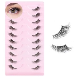 Dirbtinės blakstienos „Cat Eye“ 10 porų...