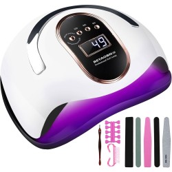 168 W UV LED nagų džiovintuvas su 4 laikmačiais