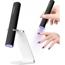 Mini UV LED nagų lempa su stovu, įkraunama – Z...