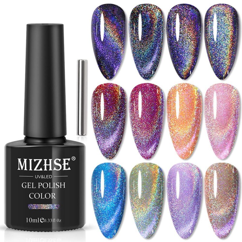 MIZHSE Cat Eye UV gelinis nagų lakas Cat Eye 001