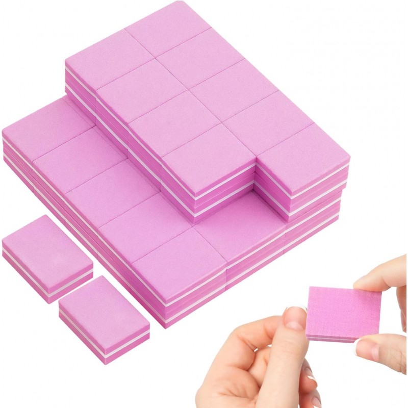 50 mini nagų buferio blokelių, 100/180...