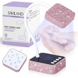 SAVILAND UV nagų lempa 36 W, rožinis deimantas